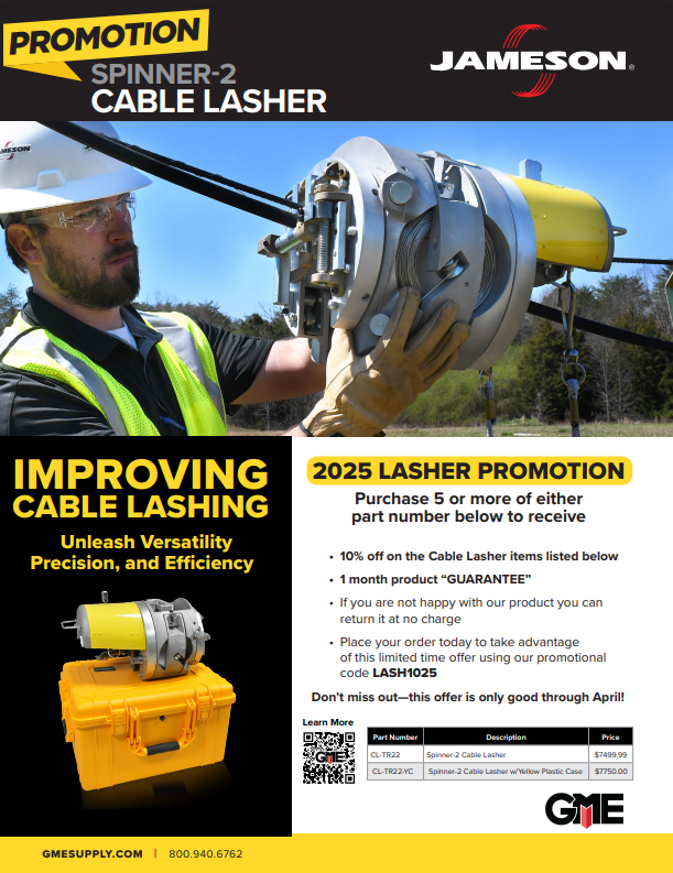 JS industries FMN2 ５'10 Jameson Spinner-2 Cable Lasher - GME Supply